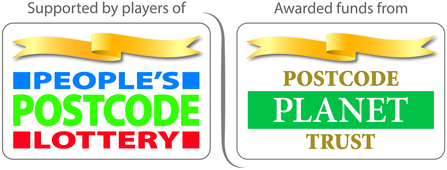 Logo of People's Postcode Lottery and Postcode Planet Trust