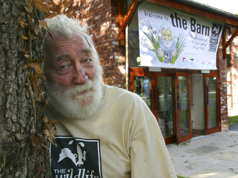 David Bellamy at the opening of The Barn - the Lancashire Wildlife Trust headquarters