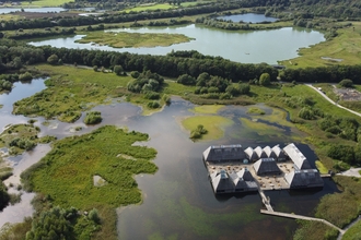 Aerial shot of the site by ITV news