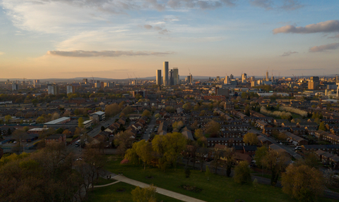 Manchester skyline by Nick Rodd