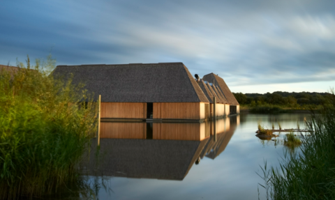 Brockholes floating conference centre