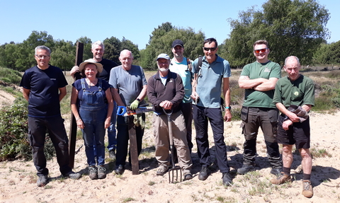 Freshfields volunteer group stood together