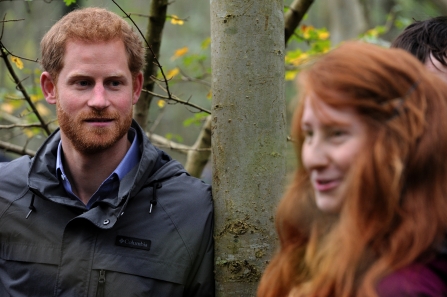 Prince Harry at Brockholes