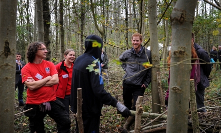 Prince Harry at Brockholes