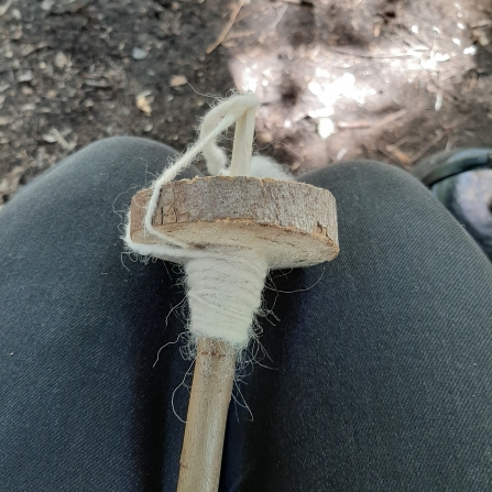 Wool spinning