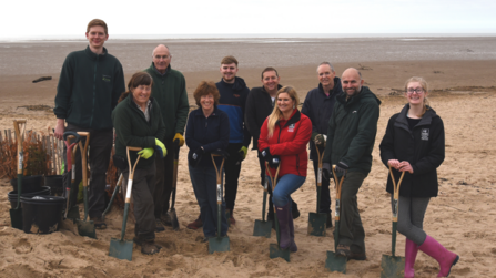 Fylde Sand Dunes Project Volunteers ©Brian Jones