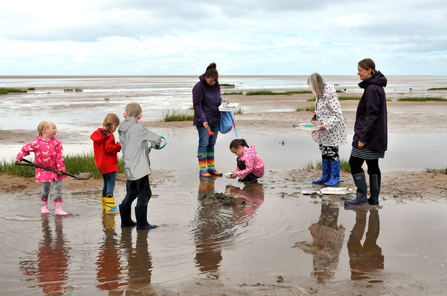 Mud Dipping in St Anne's ©Brian Jones