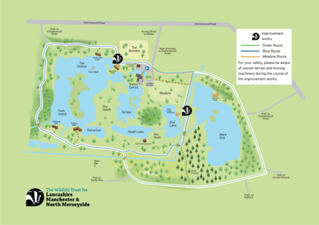 Mere Sands Wood improvements map 