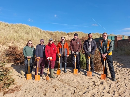 Staff practical day. Fylde Coast sand dunes
