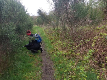 Path clearance at Wigan. Photo by Hannah Westhenry