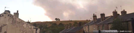 Darwen moor wildfire