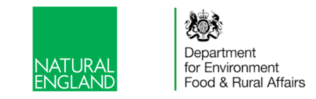 Natural England and Defra UK logos